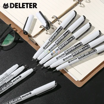 Ручка для удаления комиксов Neopiko Line 3 Manga Comic Pen - 0,05 мм, 0,3 мм, 0,5 мм, 0,8 мм, 2,0 мм, Гладкое и прочное Высококачественное перо, водонепроницаемое
