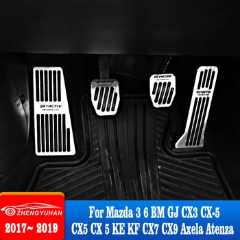 Для Mazda 3 6 CX-5 CX5 CX-3 2017 2018 2019 CX-7 CX-9 Axela ATENZA НА автомобильном Акселераторе Подставка для ног Педаль Тормоза Аксессуары для Колодок Сцепления