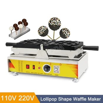 Промышленная Машина Для приготовления Вафельных палочек Lolly Waffle Makers Электрическая Вафельная Машина Baker lolly Waffle Baking Iron Cake Oven