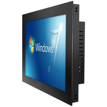 23,6-дюймовая Встраиваемая Промышленная Компьютерная Универсальная панель ПК с Резистивным Сенсорным экраном, Встроенный WiFi для Win10 Pro 1920 * 1080