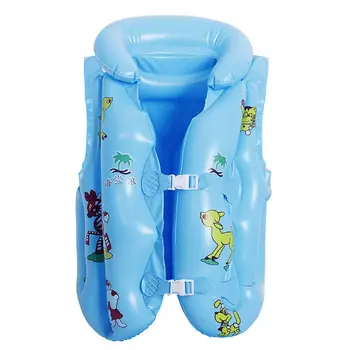Детский спасательный жилет с утолщенной мягкой защитной застежкой Для детей, плавающих на лодках, Надувной жилет для плавания, принадлежности для бассейна