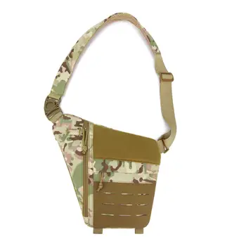 Тактическая сумка через плечо, сумка для подмышек, мужская боевая сумка Hidden Agent Molle, дорожный кошелек, телефон, ключ, противоугонная сумка
