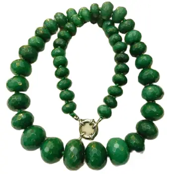10-18 мм ожерелье из натуральных граненых драгоценных камней с круглыми бусинами 18