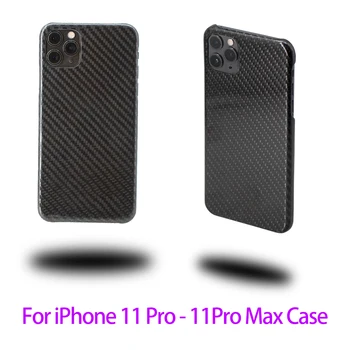 Новый модный глянцевый чехол для мобильного телефона из настоящего углеродного волокна для iPhone 11 Cover 3k Carbon Pattern для iPhone 11PRO 11PRO Max Case