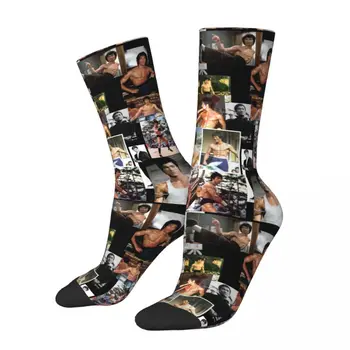 Аксессуары Bruce Lee, Носки для экипажа, Уютные графические носки средней длины из хлопка Для женщин и мужчин, Лучшая идея подарка