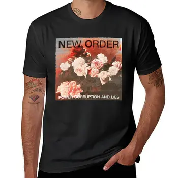 Новая винтажная футболка NEW ORDER, спортивная футболка с аниме для мальчика, мужская футболка с рисунком