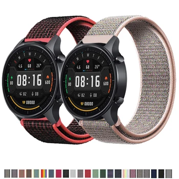 Ремешок с нейлоновой петлей для Xiaomi Mi Watch Color 2 Smart Band, дышащие быстросъемные ремни для Xiaomi Mi Watch S1 Active Correa