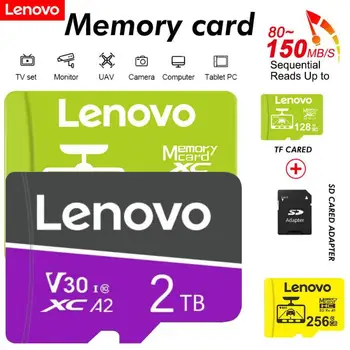 Lenovo 1TB Small Card Class10 Mini SD Card 128 ГБ 256 ГБ A1 V30 Карта Памяти 64 ГБ 512 ГБ 2 ТБ Мобильный Телефон TF Карта Для Коммутатора