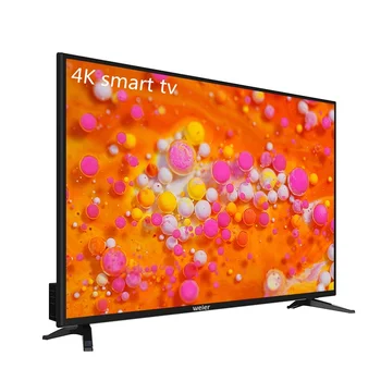 smart Led tv 55-дюймовые телевизоры 4K с 50-дюймовым плоским экраном телевизоры Android tv