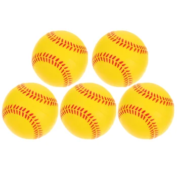 Бейсбольные мячи, мягкие тренировочные мячи, Тренировочные удары, спортивный ватин, ловля подросткового софтбола, утяжеленный пеной периметр