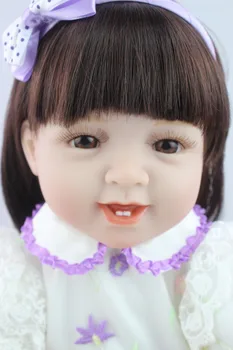2015 НОВАЯ горячая распродажа реалистичная кукла-реборн модная кукла Рождественский подарок прекрасные подарки