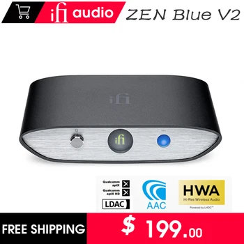 iFi ZEN Blue V2 HD Беспроводной Bluetooth 5.1 ESS Saber DAC Чип Музыкальный Приемный Декодер Hifi Профессиональное Настольное Аудиооборудование