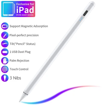 Универсальный Стилус Для iPad 2018 2019 2020 2021 2022 2023 Сенсорная Ручка Для iPad Pro 3 4 5 Air 3 4 mini 5 Аксессуары Карандаш